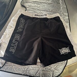 MMA Elite Men’s Black Athletic Fight Shorts